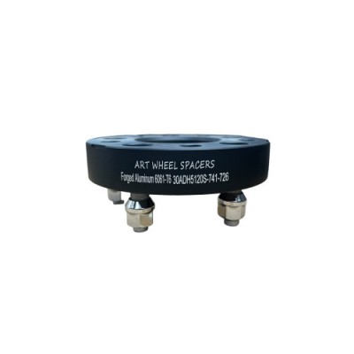 Distantier jante auto 5x120 30mm Negru , prindere dubla cu piulite incluse M14x1.5 , 74.1-72.6 Cod: DST3005 Automotive TrustedCars foto