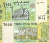 YEMEN █ bancnota █ 1000 Rials █ 2017 █ semnatura 11 █ P-40 █ UNC █ necirculata