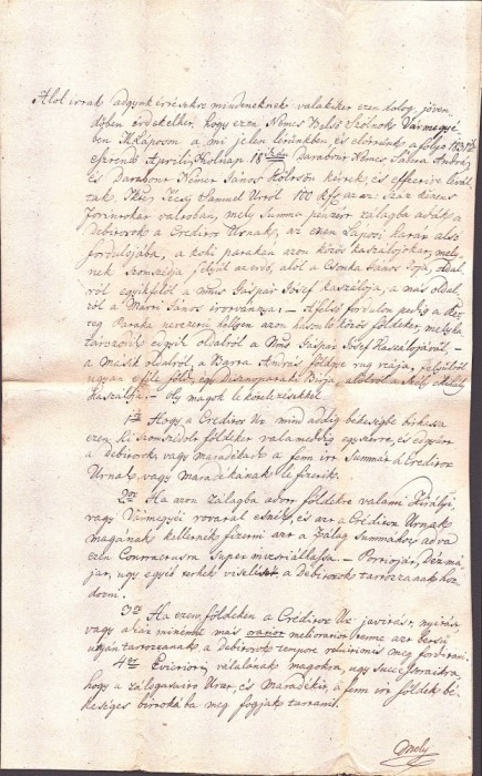 A3063N Zălogire de păm&acirc;nturi contra unul &icirc;mprumut de florini renani, 1831, T&acirc;rgu Lăpuș, Maramureș, cu sigilii &icirc;n ceară roșie, act &icirc;n limba maghiară