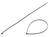 Colier de str&acirc;ngere negru poliamidă 370mm 3,6mm