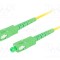 Patch cord fibră optică LANBERG SC/APC 0,5m galben LSZH monomod