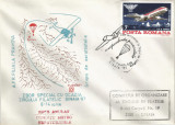 Rom&acirc;nia, Zbor special cu ocazia t&acirc;rgului filat. Sinaia &#039;87, plic, Ploieşti, 1987