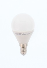Bec cu led G45 E14 7W 230V lumina rece Well LEDLC-G457E14-WL
