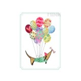 Felicitare Aniversare - Dog and balloons | Mink