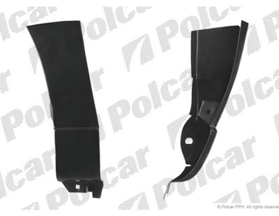 Segment aripa fata VW GOLF III (1H), 08.1991-04.1999 Hatchback, Estate, partea dreapta, spate; metal galvanizat; forma interioara acoperind pasaj roa foto