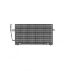 Condensator climatizare AC, MITSUBISHI CARISMA, 10.1996-2006; SPACE STAR 2001-2005; S40/V40, 1995-2004, aluminiu/ aluminiu brazat, 650x350x20 mm,