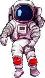 Cumpara ieftin Sticker decorativ, Astronaut, Alb, 90 cm, 8177ST-16, Oem