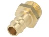 Conector Ștuț Alamă 0-35 Bar G 3/8 NW 7.2