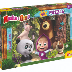 Puzzle Lisciani Masha, Sa fim prieteni, Plus, 24 piese