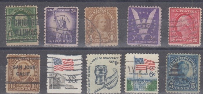 A7 T1 4 - Timbre foarte vechi - America