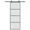 vidaXL Ușă glisantă cu set feronerie, 76x205 cm, sticlă ESG/aluminiu 3332862