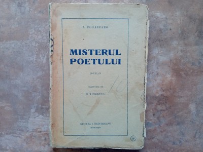 A. FOGAZZARO - MISTERUL POETULUI foto