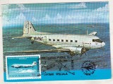 bnk fil Maxima aviatie Douglas DC-3 - Traseul postal Caracal - Piatra Olt - Medias 1985