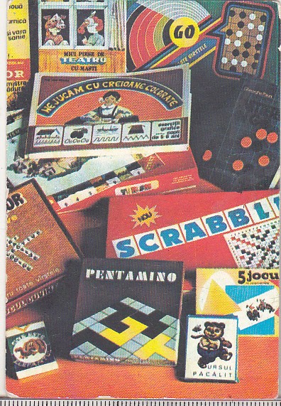 bnk cld Calendar de buzunar - 1989 - RECOOP - Jocuri logice