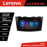 Navigatie Dedicata Android Lenovo Suzuki Swift 2010-2017 QLED 4GB+64GB Carplay Waze 360 Camera