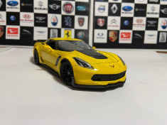 Macheta Chevrolet Corvette Z06, Welly, 1:24 foto