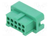 Conector cablu-cablu/PCB mufă mamă Gecko 1,25mm PIN 10 450V HARWIN