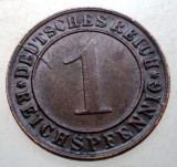 B.311 GERMANIA WEIMAR 1 REICHSPFENNIG 1936 D EROARE