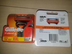 Set 12 rezerve Gillette Fusion noi foto