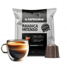 Cafea Arabica Intenso, 10 capsule compatibile Nespresso, La Capsuleria foto