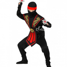 Costum Ninja Copii Kombat Rosu