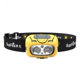 Lanterna pentru cap Supfire 5 W, 500 lm, 1800 mAh, incarcare USB, control miscare mana, autonomie 5-6 h