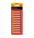 Kodak ZINC Super Heavy Duty LR6 / AA / R6 / MN 1500 baterii de 1.5V-Conținutul pachetului 1x Blister