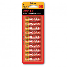 Kodak ZINC Super Heavy Duty LR6 / AA / R6 / MN 1500 baterii de 1.5V-Conținutul pachetului 1x Blister