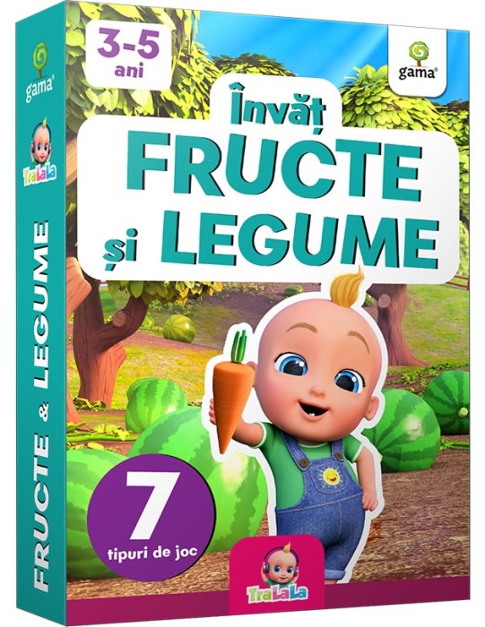 Invat Fructe Si Legume, - Editura Gama
