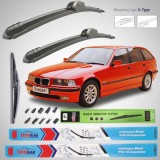 Cumpara ieftin Ștergătoare BMW Seria 3 E36 Touring (1995&ndash;1999) | Set Complet &ndash; TeamCar&reg;