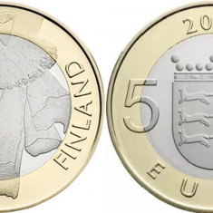 Finlanda moneda comemorativa 5 euro 2011 - Regiunea Ostrobothnian - UNC