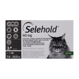 Selehold Cat 60 mg antiparazitar extern si intern pisici talie mare (7.6 - 10