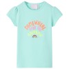 Tricou pentru copii, turcoaz deschis, 104, vidaXL