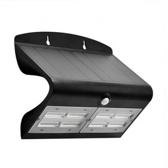 LAMPA LED SOLARA 6.8W 4000K ALB NEUTRU NEGRU foto