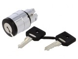 Comutator Rotativ cu Cheie 22mm Negru ZB4BG7