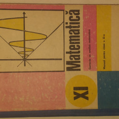 Manual matematica - elemente de analiza matematica, clasa a XI-a, 1991