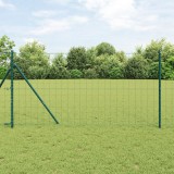 VidaXL Gard Euro Verde 1,4x10 m Oțel