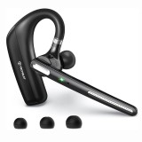 Asteroid GSM - Premium Bluetooth Headset PowerTalks (G6) - Dual Mic Noise Cancelling, Bluetooth V5.1, 100H Talk Time - Black