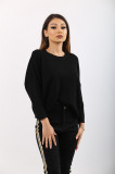 Bluza basic neagra Jennyfer, L, Negru