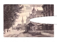 CP Brasov - Aleea Rudolf, pana in 1918, necirculata, animata, stare foarte buna