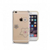 Husa iPhone 6/6S Astrum Blossoming Gri cu Swarovski - Protectie Premium, Design Elegant