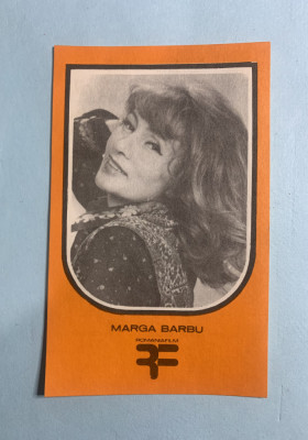 Calendar 1981 Marga Barbu romaniafilm foto