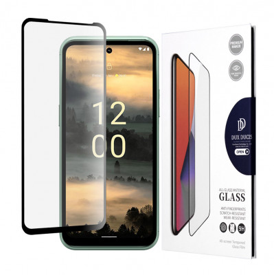 Folie pentru Nokia XR21, Dux Ducis Tempered Glass, Black foto