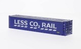 Macheta Container 45Ft Less Co2 Rail - Stobart 77 - Oxford scara 1:76, 1:43