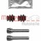 Set bucsi de ghidaj, etrier frana TOYOTA PRIUS Hatchback (NHW2) (2003 - 2009) METZGER 113-1380X
