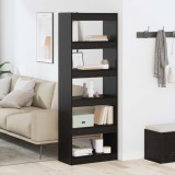 vidaXL Dulap pentru cărți Stejar negru 60 x 30 x 166 cm Lemn compozit 880461