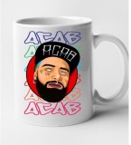 Cana alba personalizata Rap edition -ACAB, INOVATIX&reg;. 330 ml, Oem