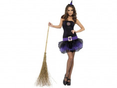 Costum Halloween rochie vrajitoare cu tutu (pentru femei) foto