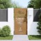 vidaXL Poartă pentru grădină, 85x175 cm, oțel corten, model copac 153212