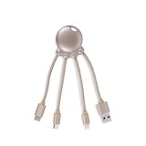 Adaptor - Octopus Power 2 All-in-one Adaptor Metallic Gold | Xoopar